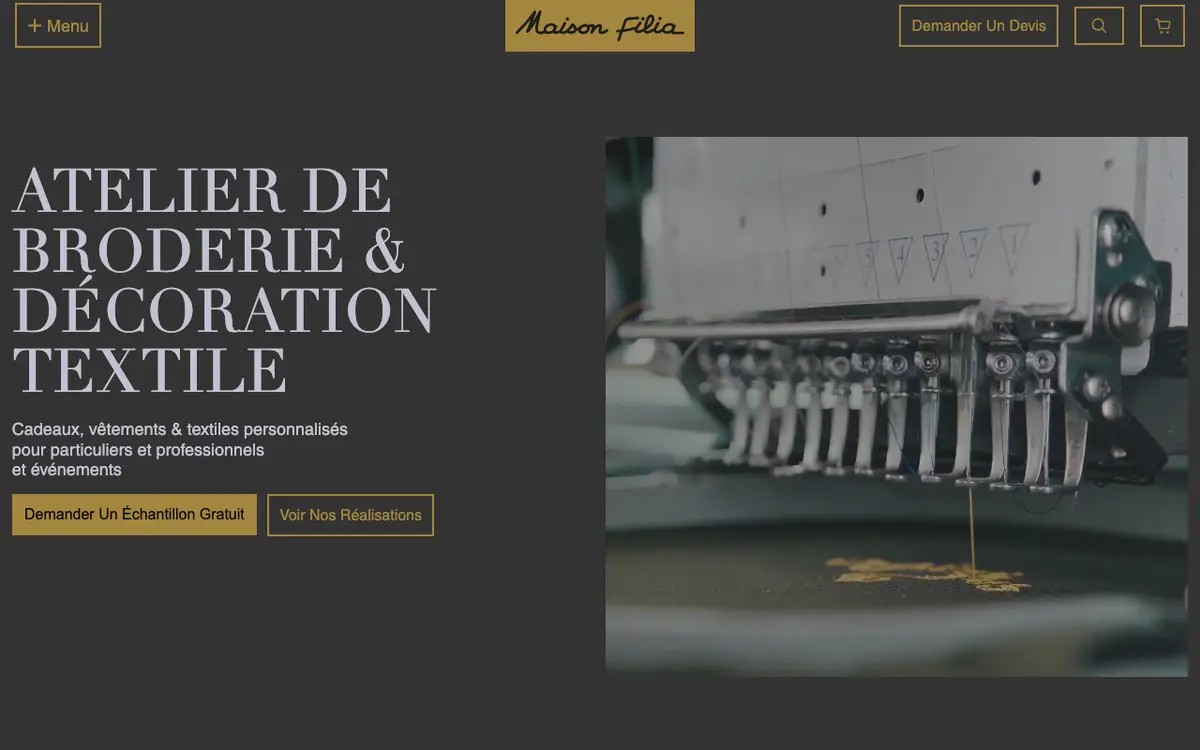 Le site de Maison Filia