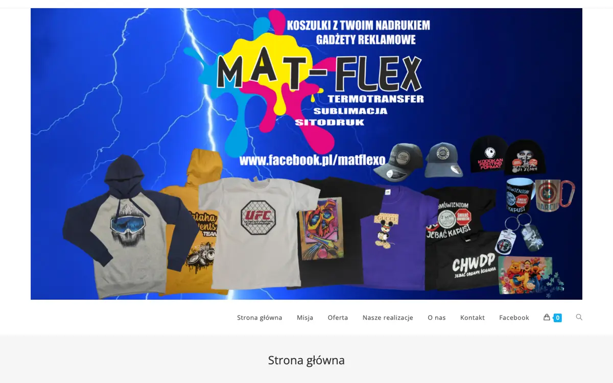 Le site de MAT-FLEX SP. Z O.O. NON PROFIT