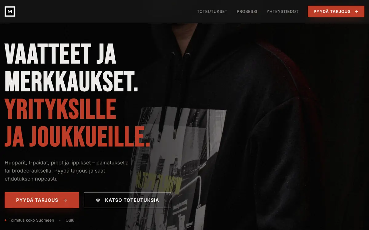 Merkkaamo's website