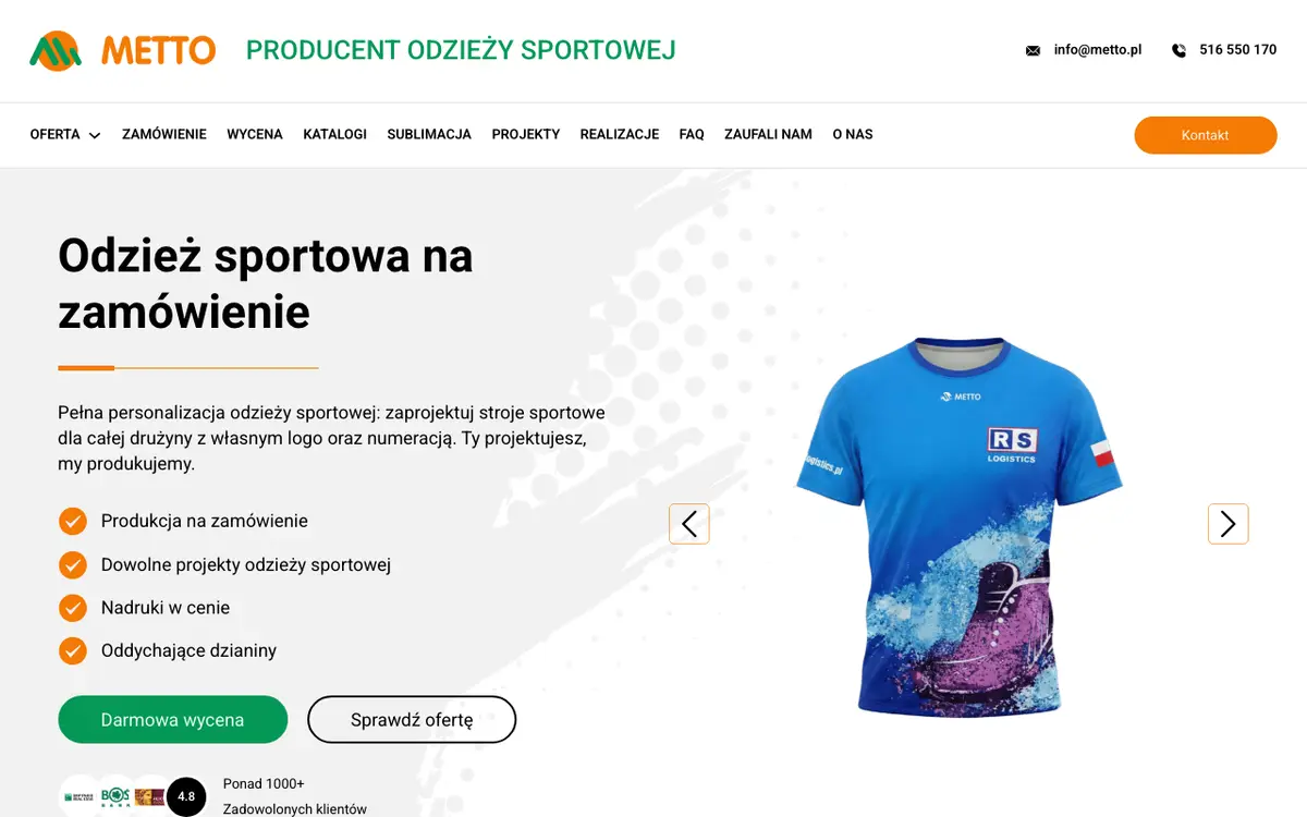 Le site de Metto Group