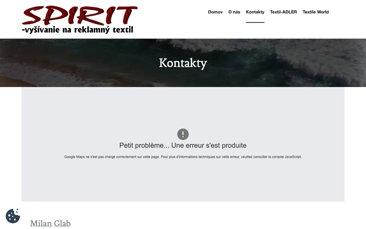 Milan Glab - SPIRIT's website