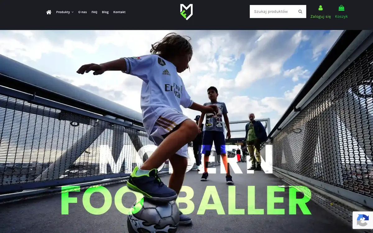 O site de Modern Footballer - Manufaktura Sportu Punkt Odbioru