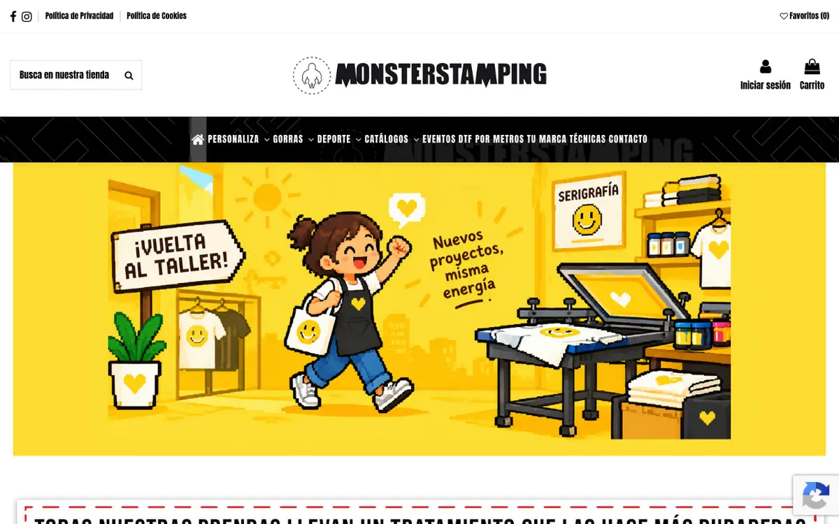 Le site de Monster Stamping