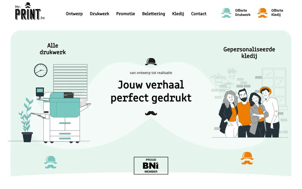 De website van Mr-print.be