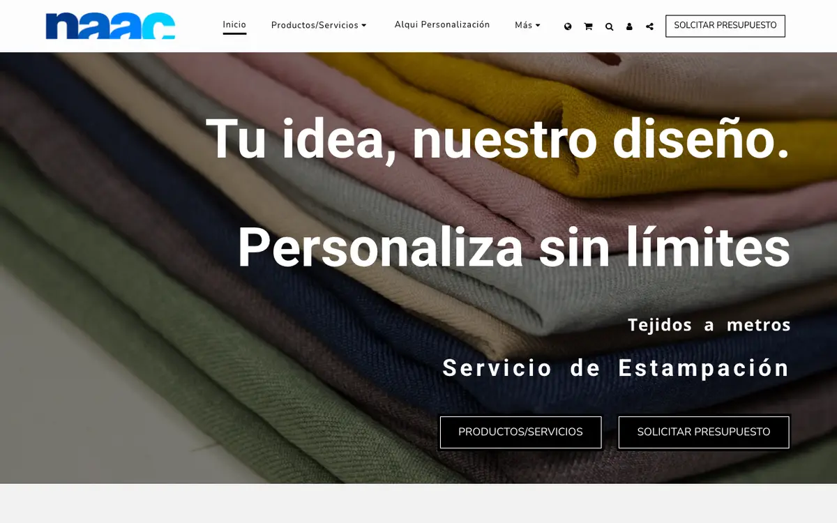 Le site de Naac Textil S L