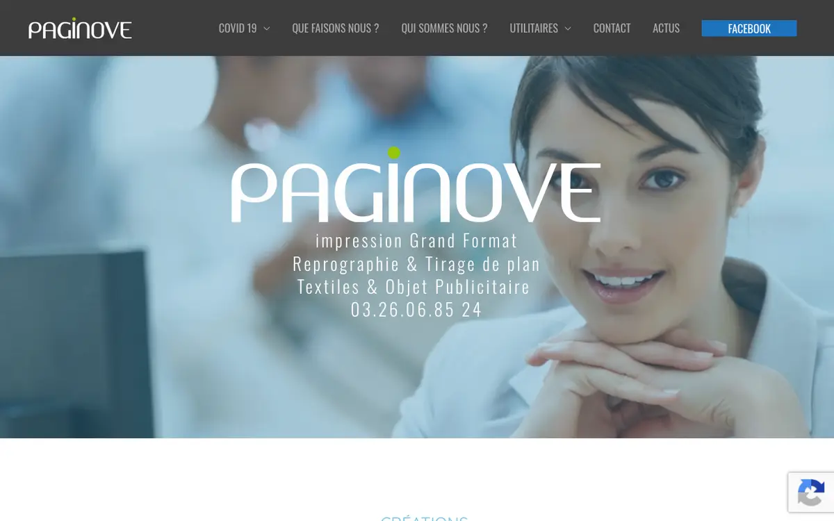 Paginove's website