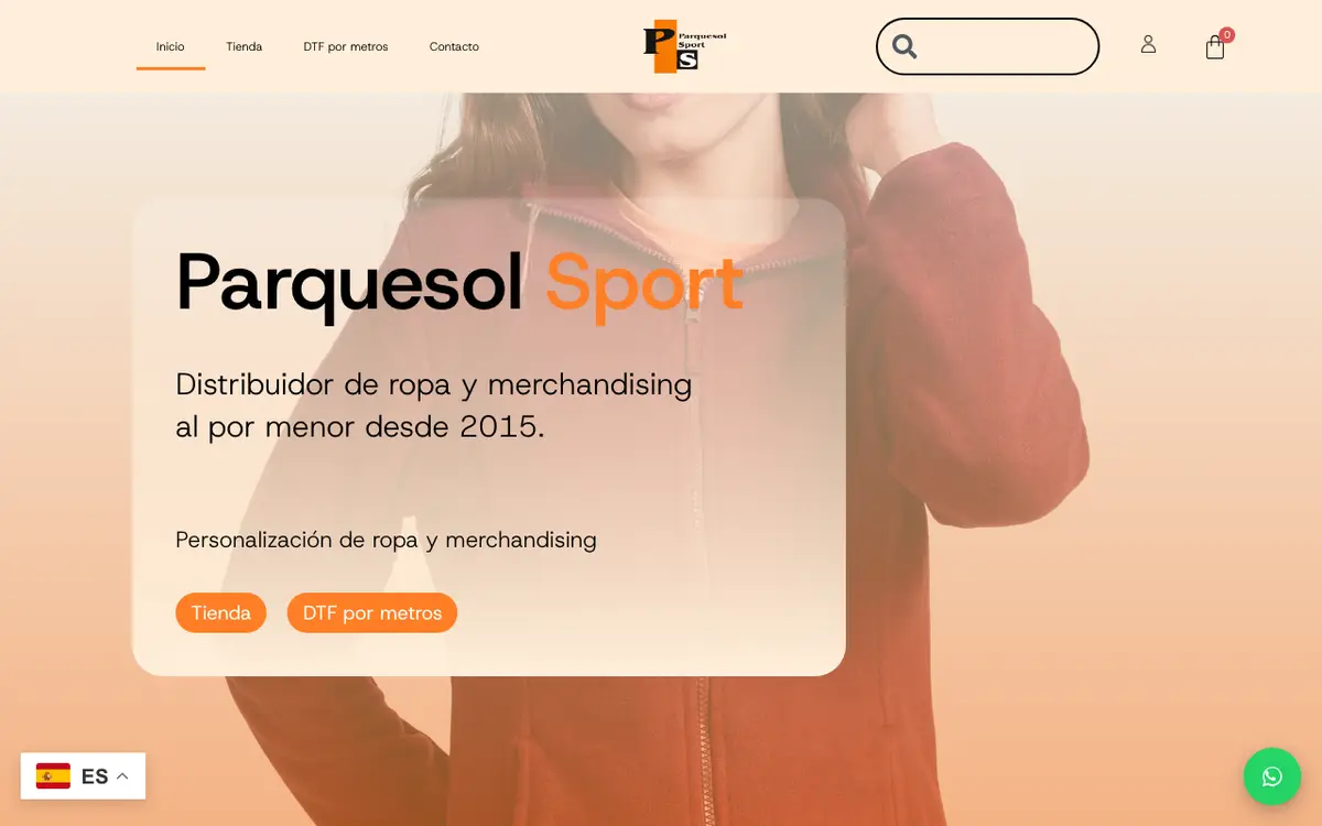 Parquesol Sport's website