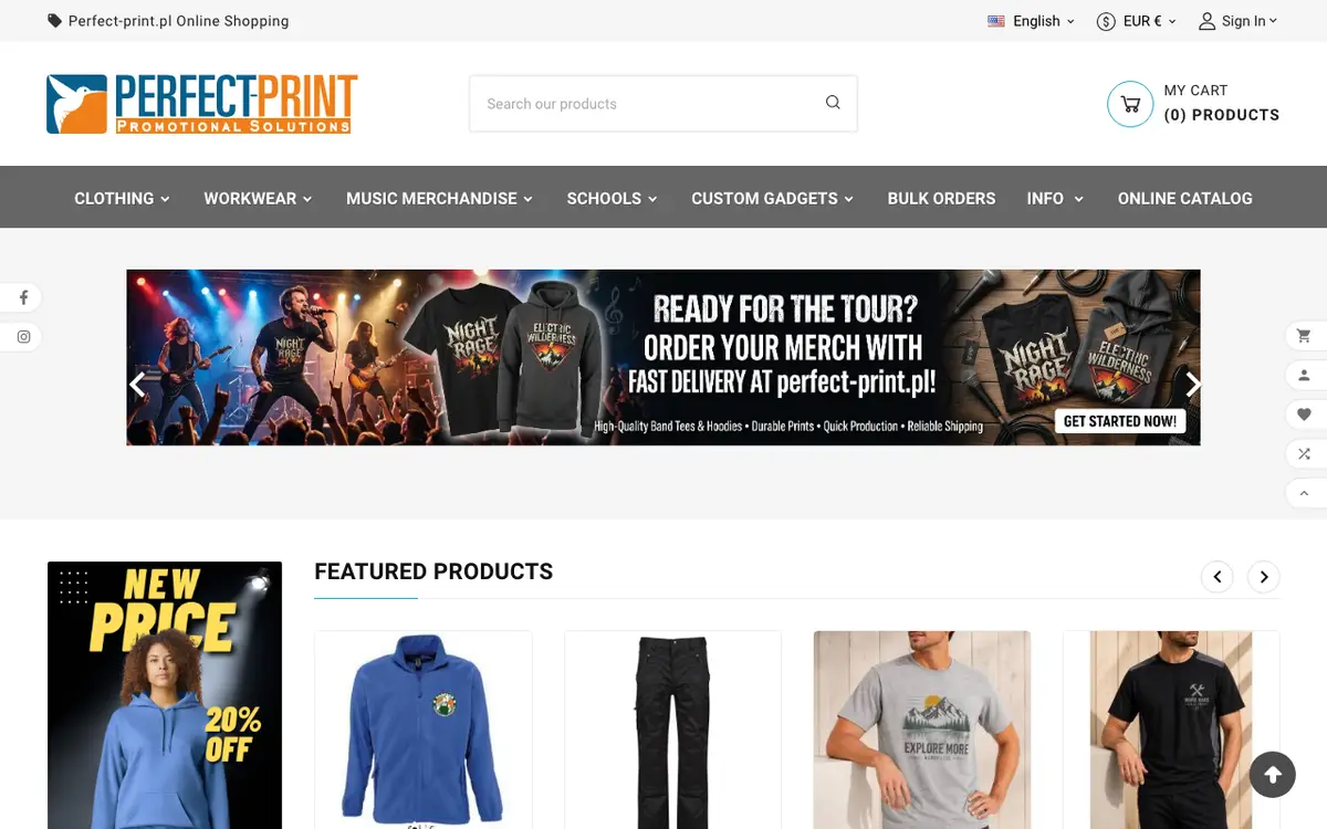 Le site de Perfect Print