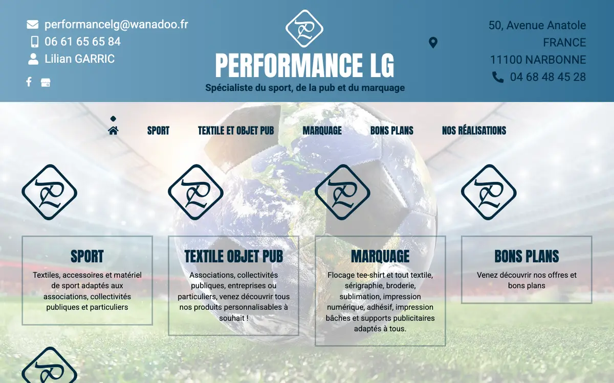 Le site de PERFORMANCE LG