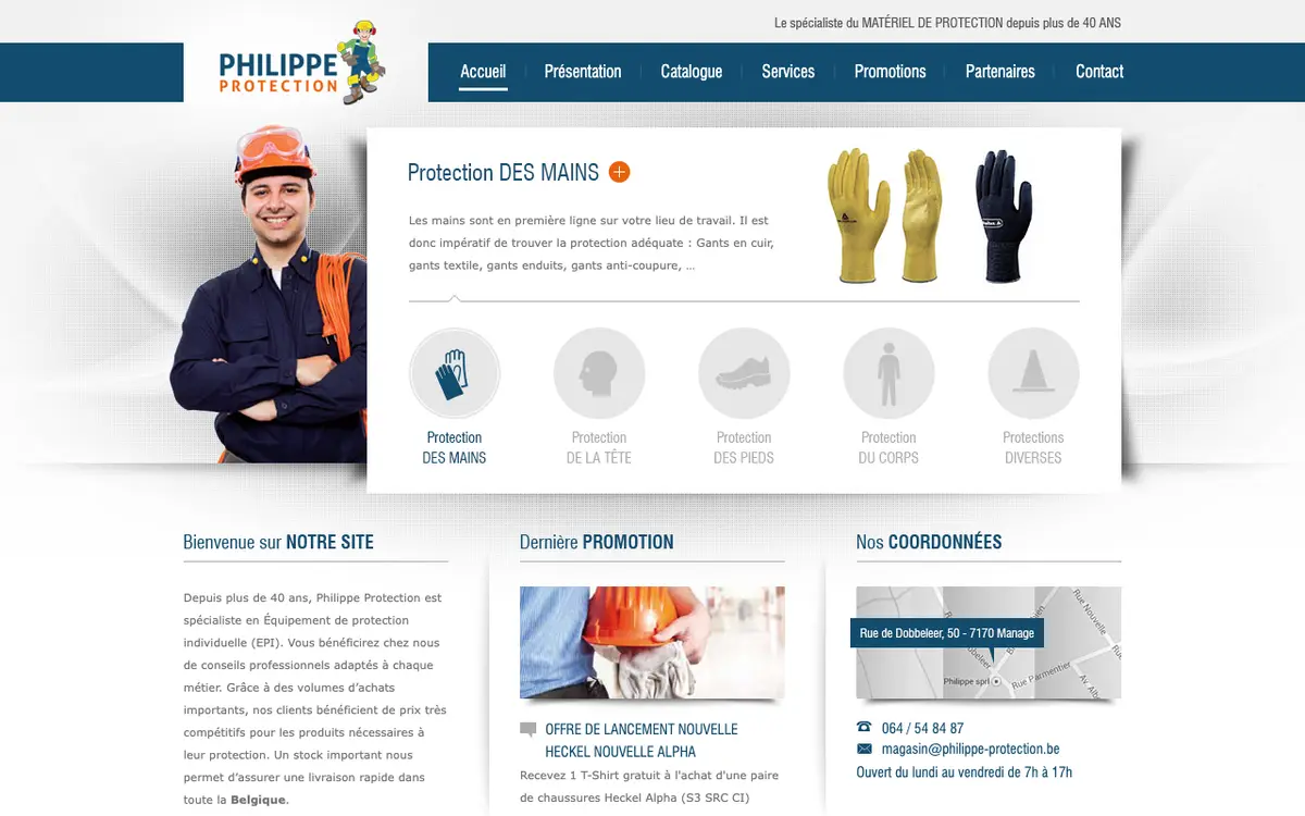De website van Philippe Protection