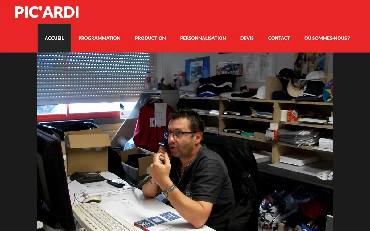 Le site de Pic'ardi