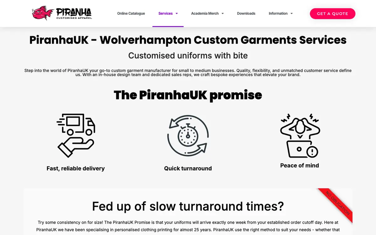 PiranhaUK's website