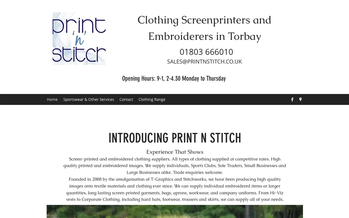 Print n Stitch's website