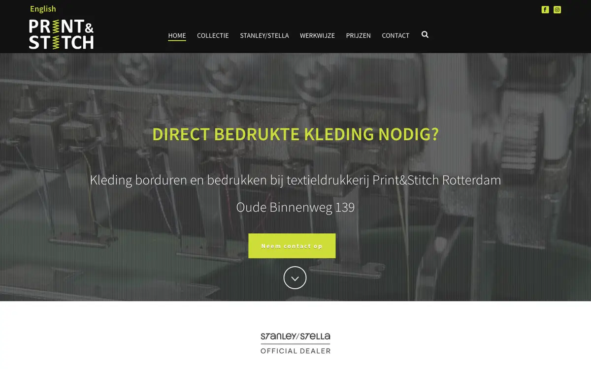 Le site de Print&Stitch BV