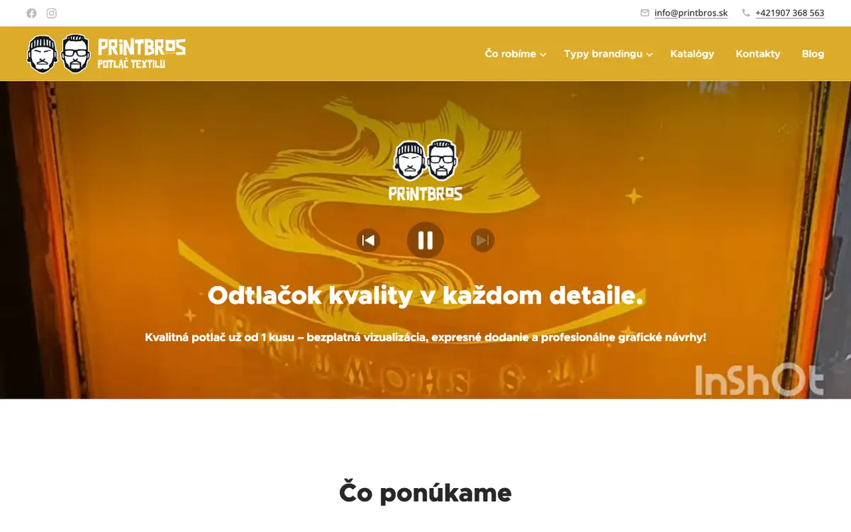 Le site de Printbros