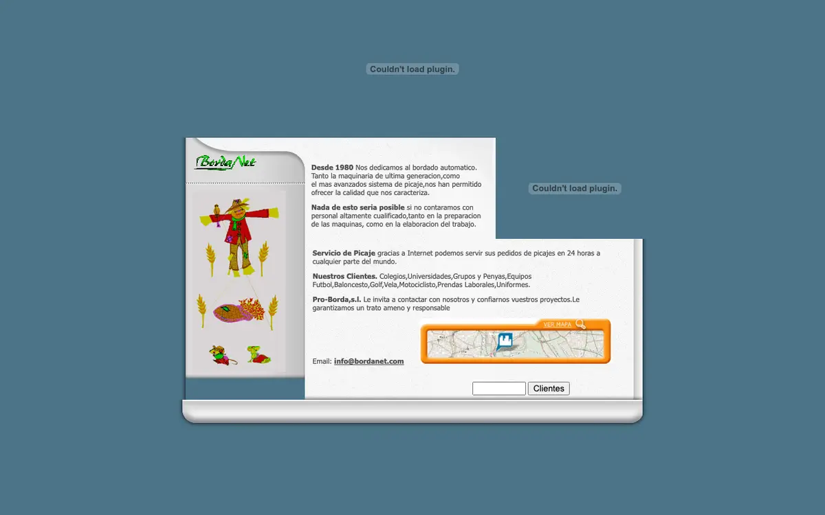 Le site de Pro-Borda,s.l.