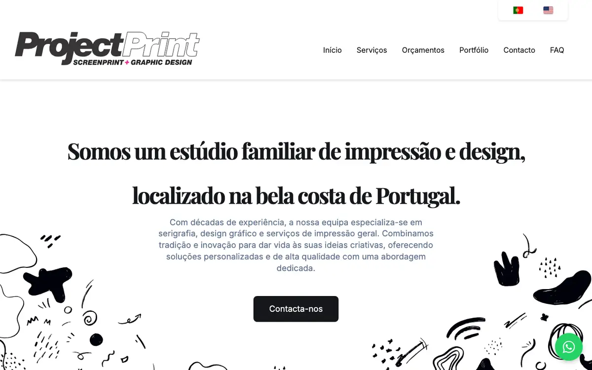 O site de Project Print - CircularFocus