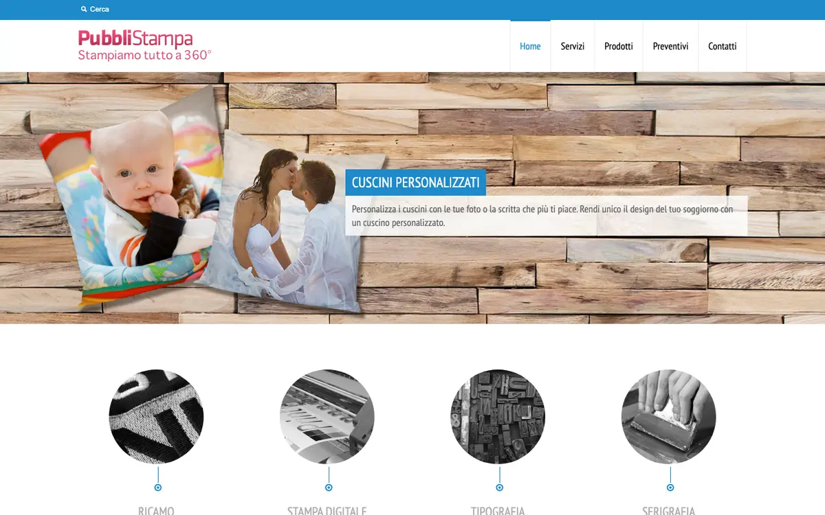 Le site de Pubblistampa Assemini