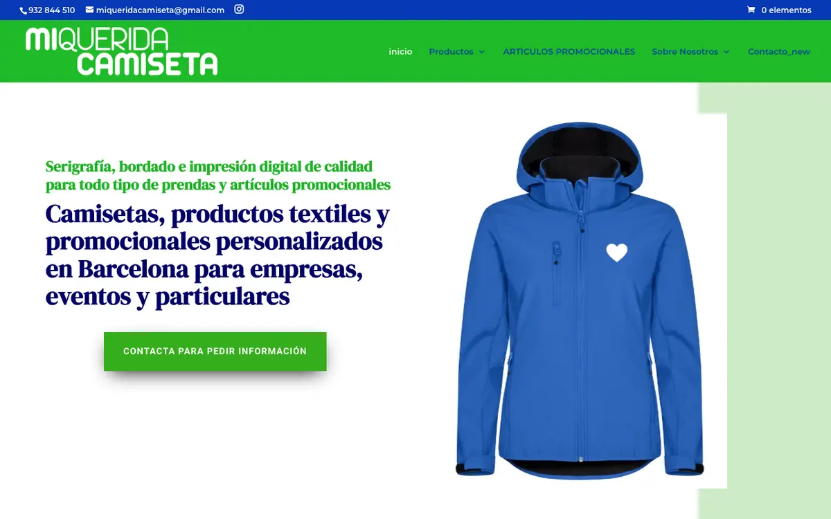 Le site de PUBLITEC BCN - Mi querida camiseta