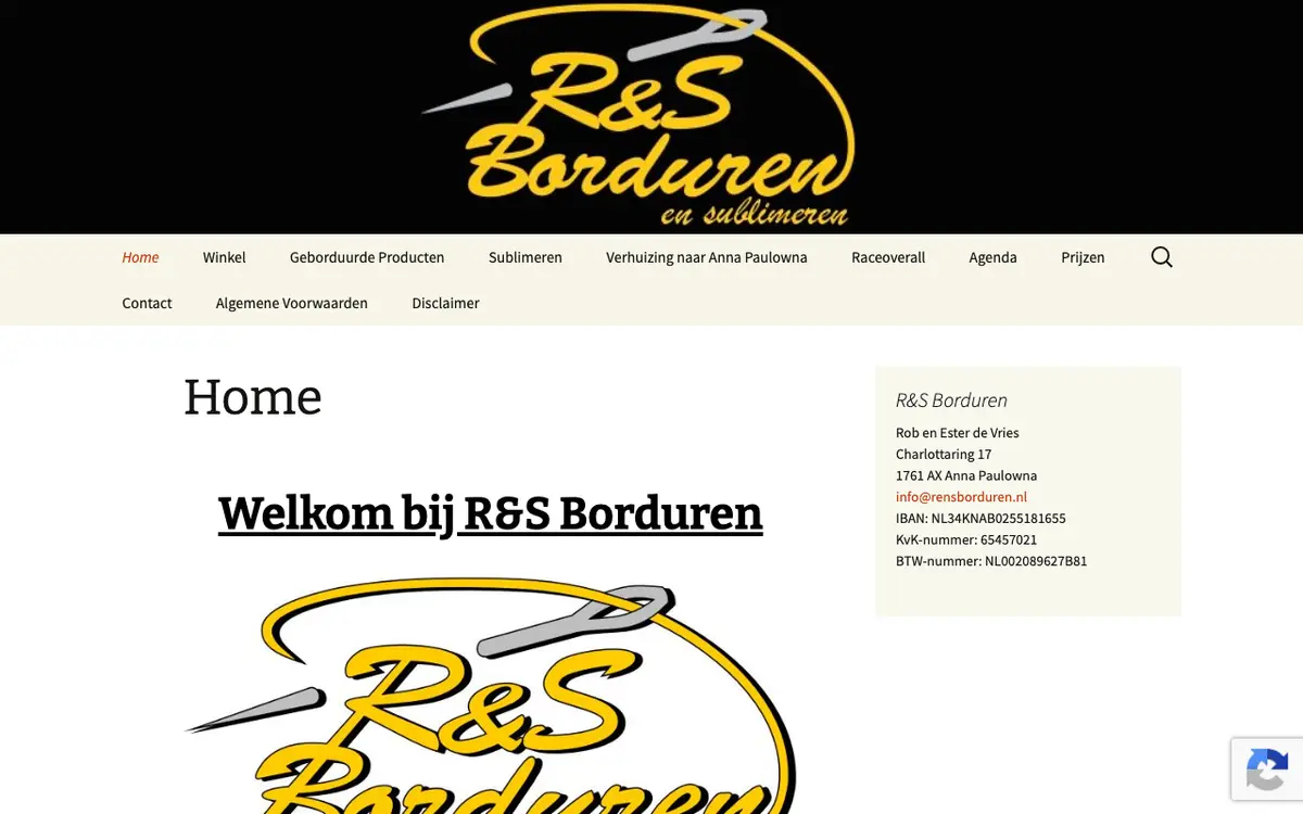 Le site de R&S Borduren Anna Paulowna