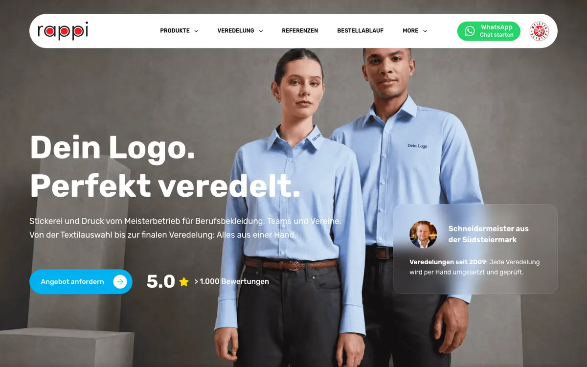 Le site de rappi - Stickerei & Druckerei / Steiermark