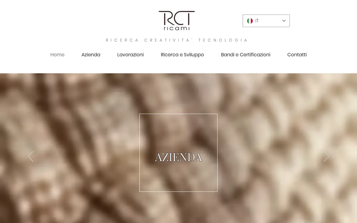 Le site de RCT Ricami