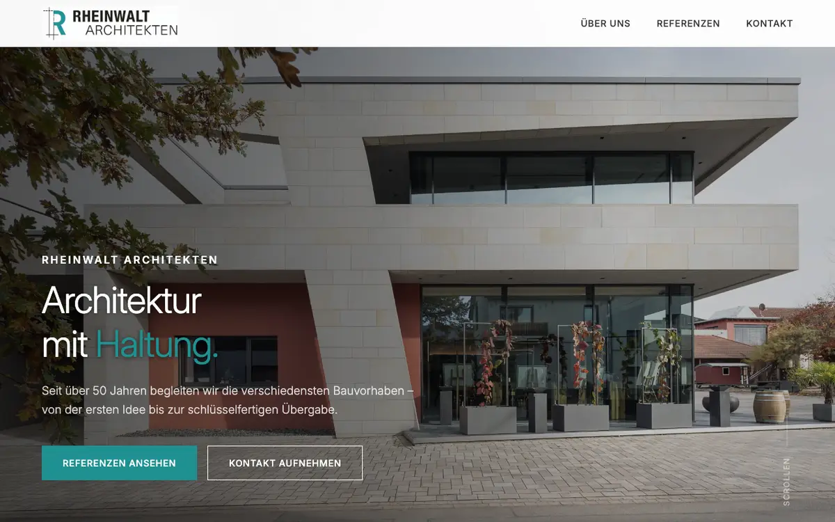 Die Website von RHEINWALT GMBH