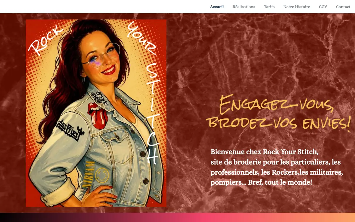 Rock Your Stitch's website