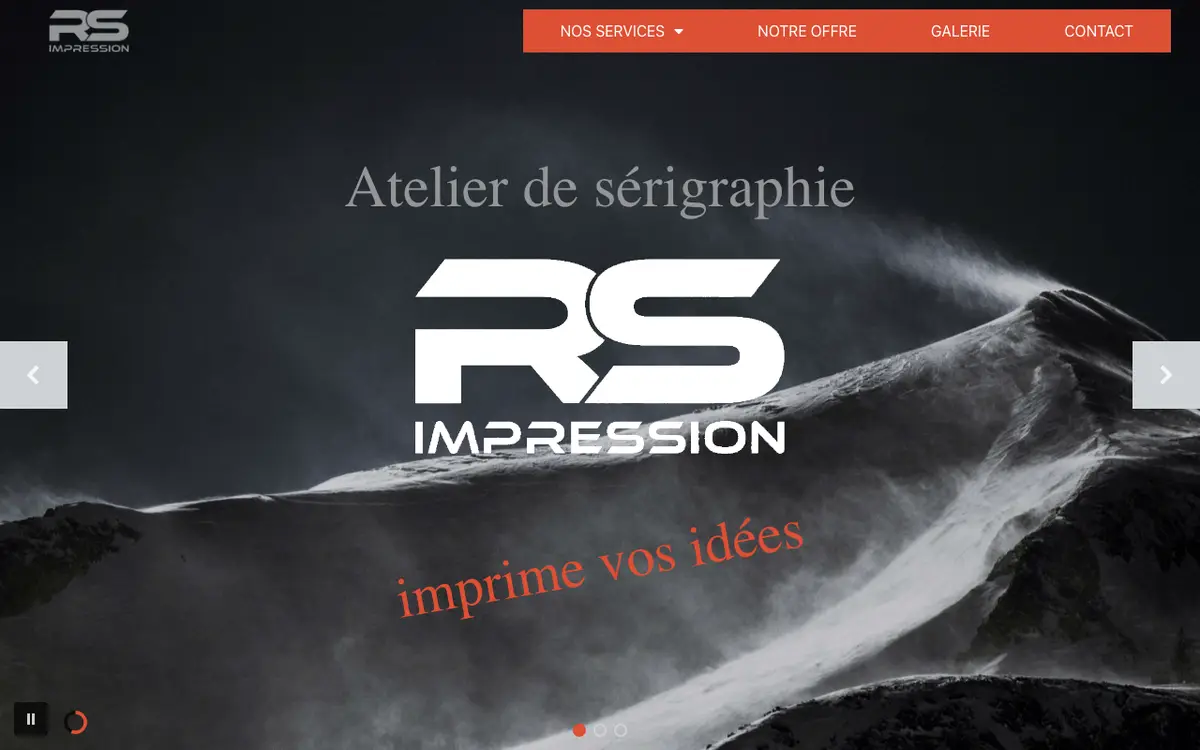 Le site de RS IMPRESSION