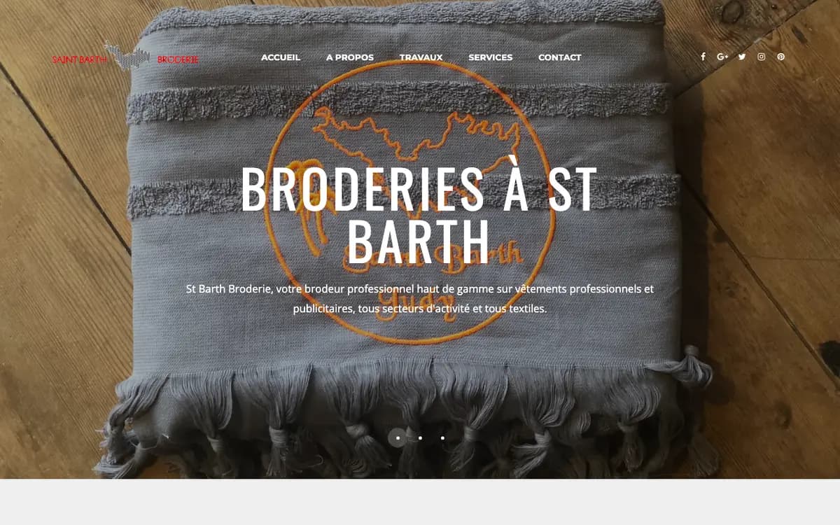Saint Barth Broderie's website