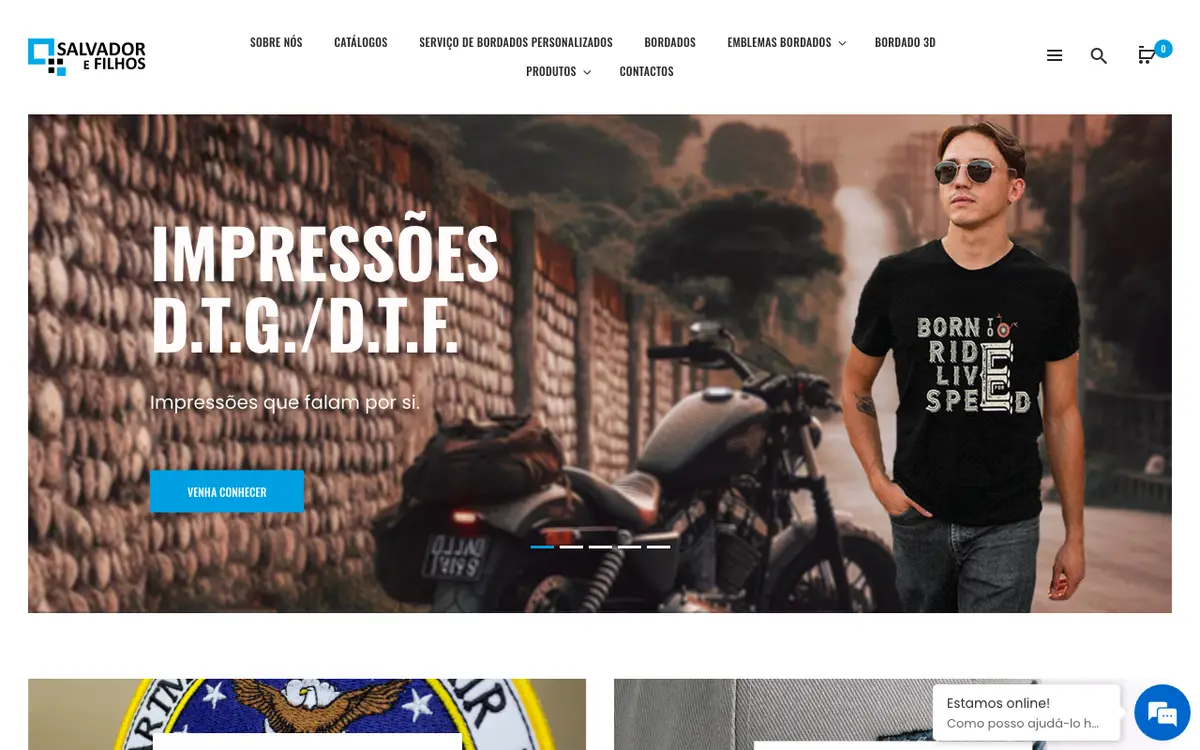 Salvador e Filhos Lda's website