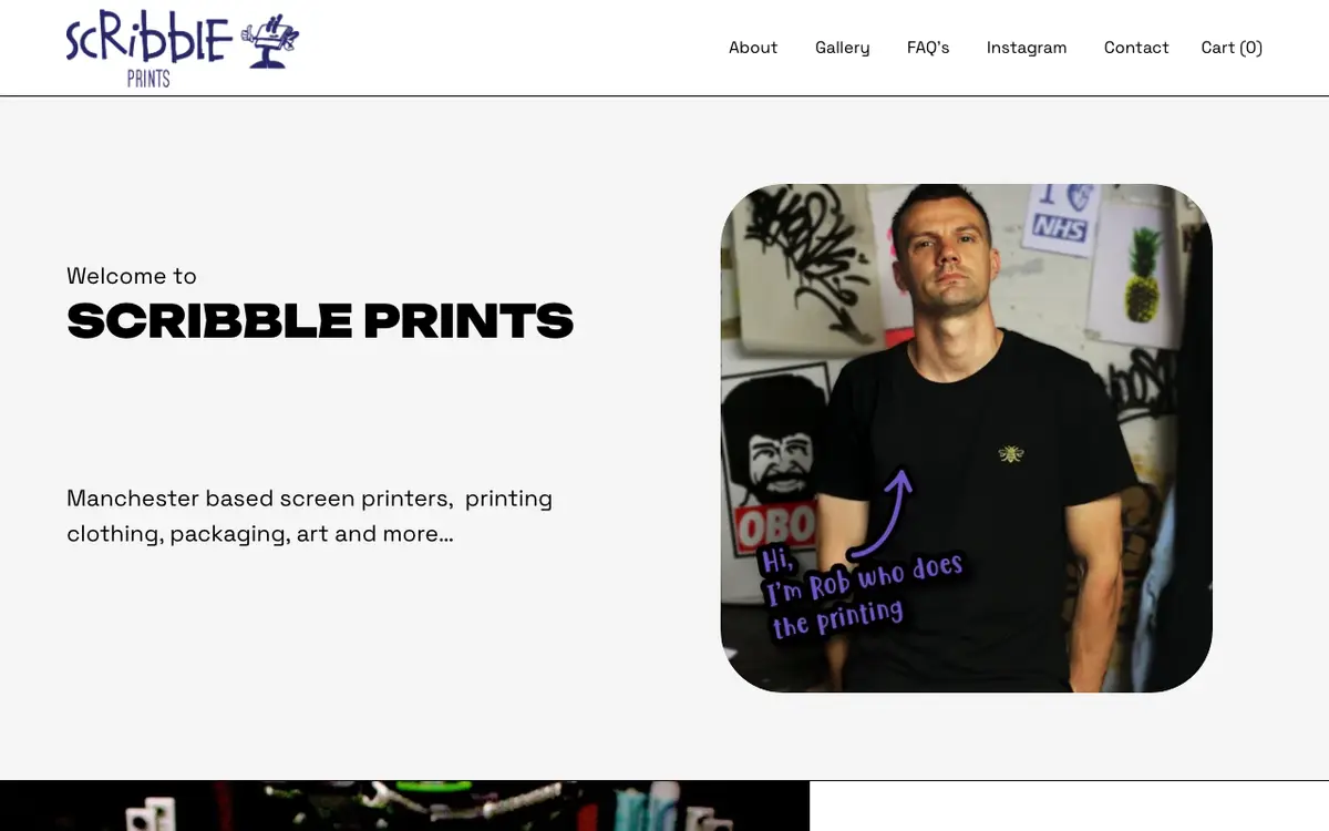 Scribble Prints's website