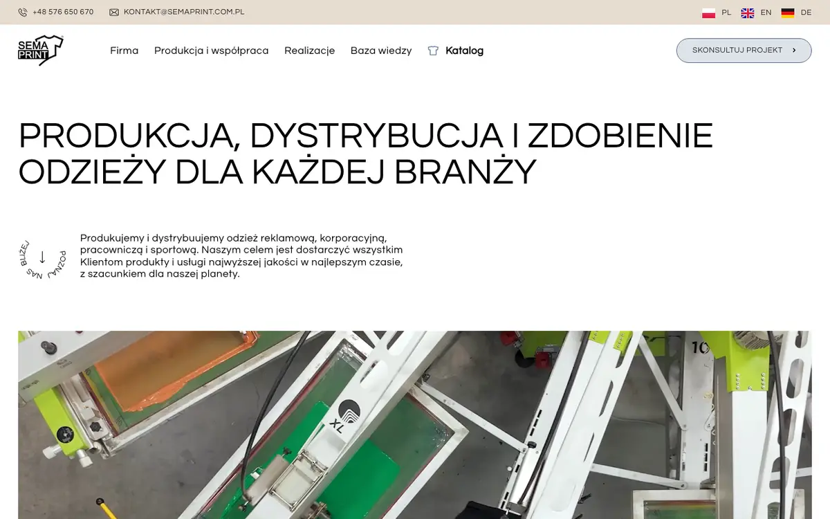 Le site de SEMA-PRINT
