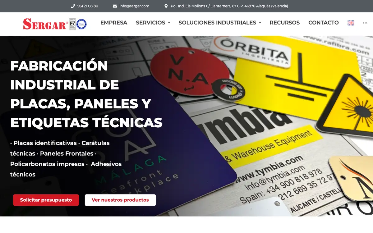 Le site de Sergar