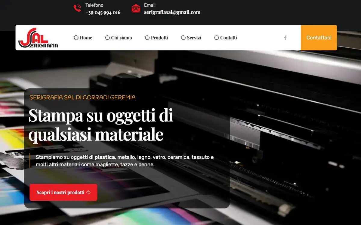 Serigrafia Sal's website