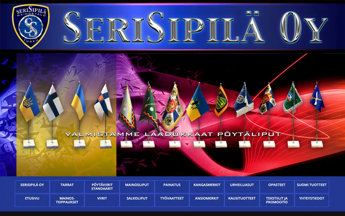 SeriSipilä Oy's website