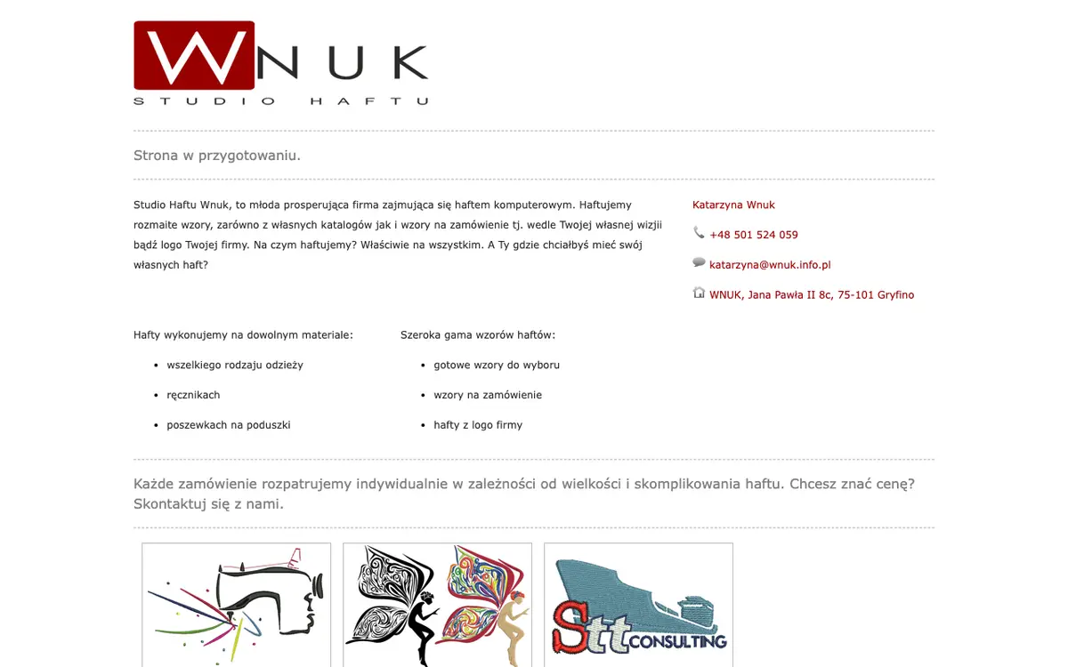 Serwis w budowie's website