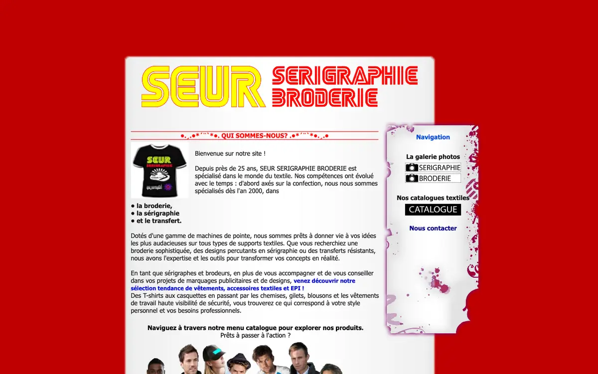 Le site de SEUR Screen Printing Embroidery
