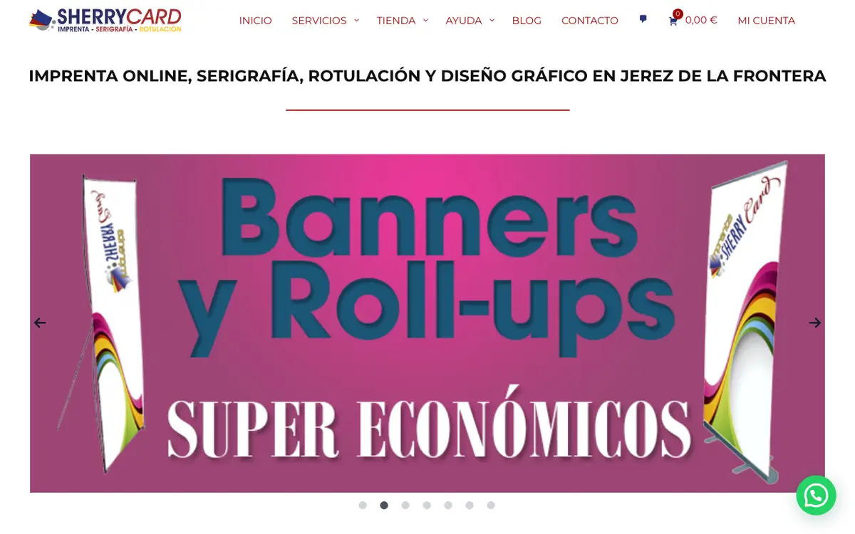 Le site de Sherrycard: Imprenta - Serigrafía - Rotulación