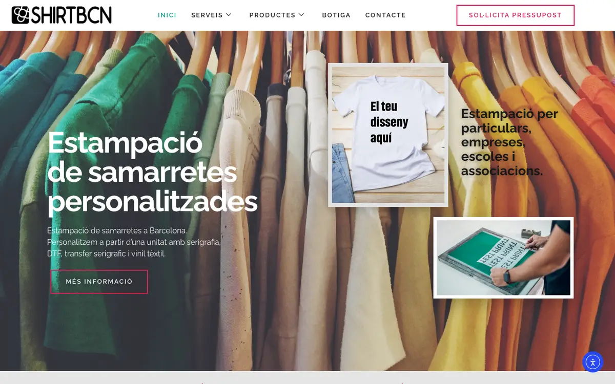 Le site de ShirtBcn - Estampació de samarretes