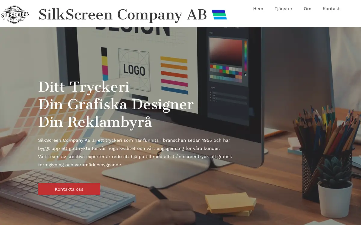Le site de Silkscreen Company AB