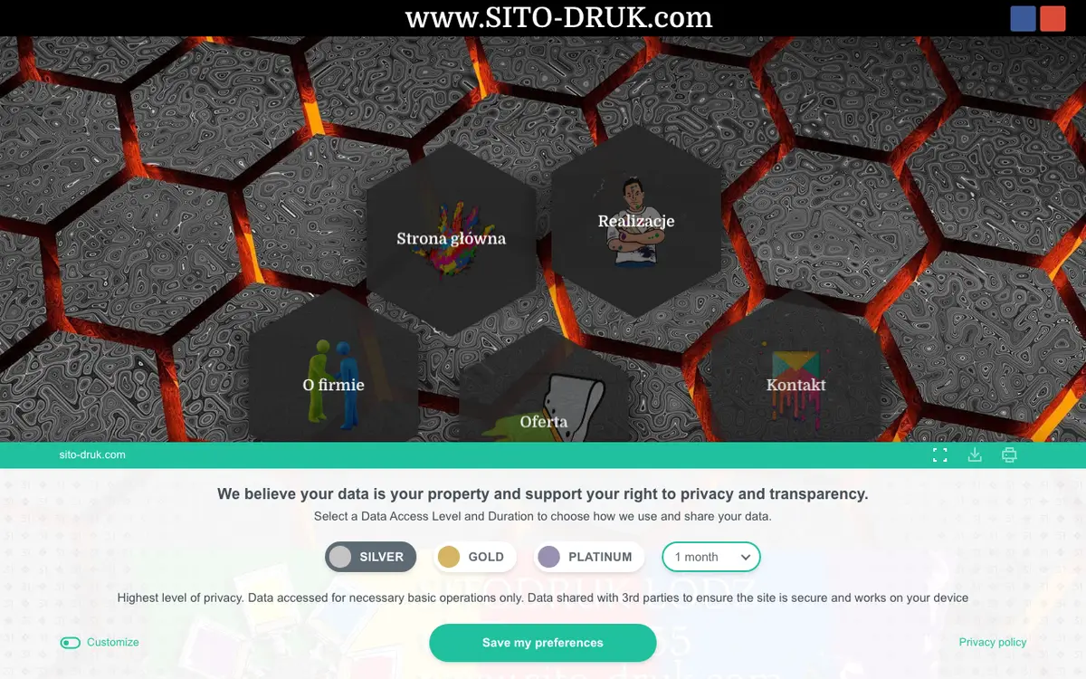 Le site de SITODRUK Magdalena Tomasik