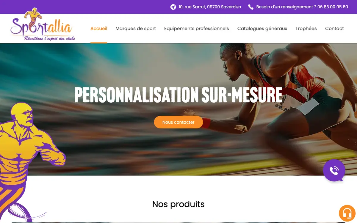 Le site de sportallia