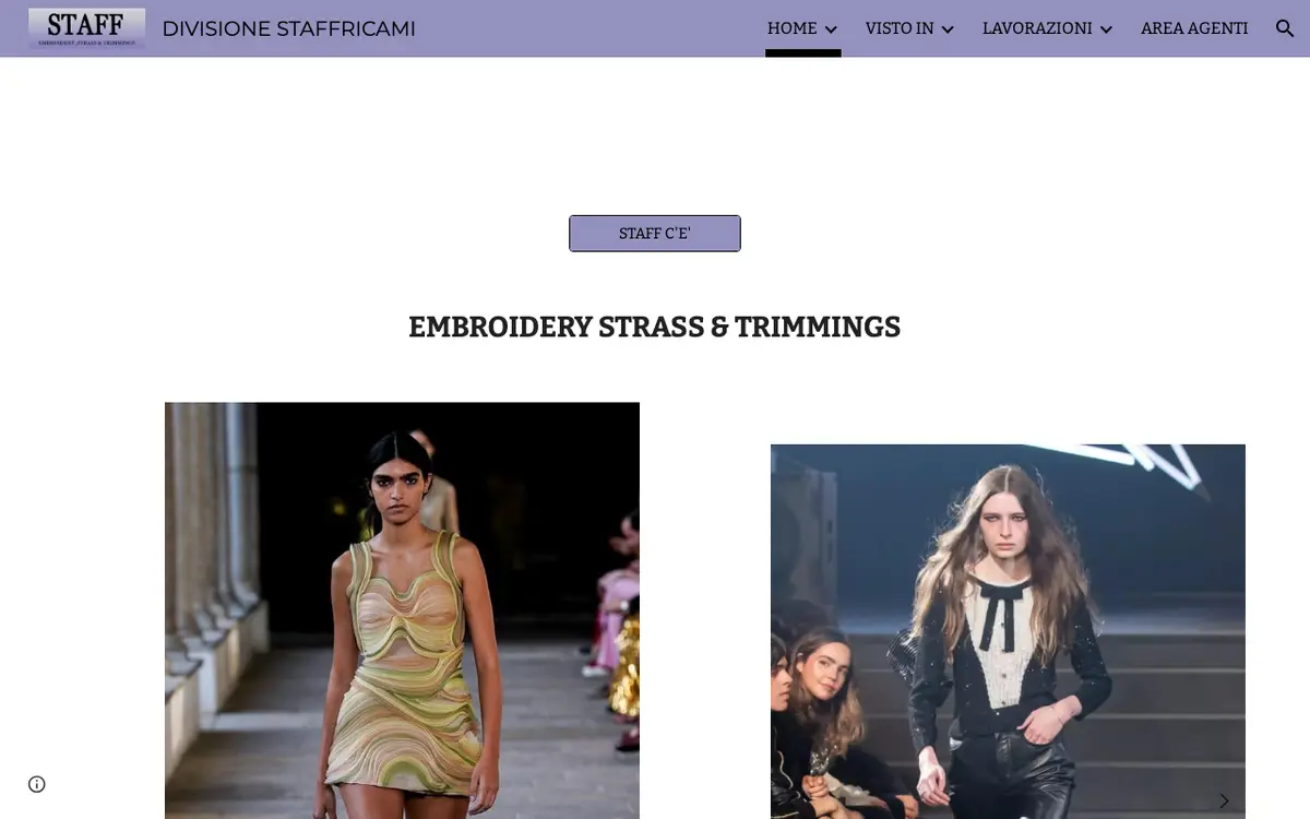 Le site de Staff S.R.L.