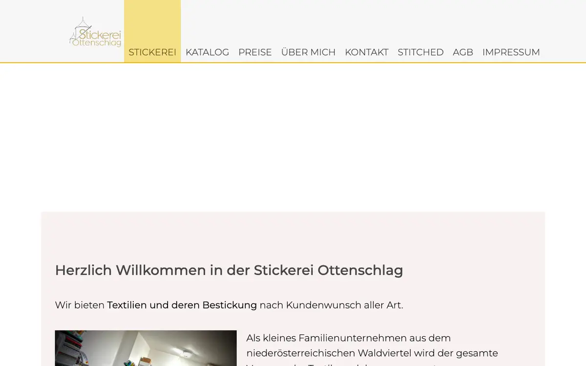 Stickerei Ottenschlag's website