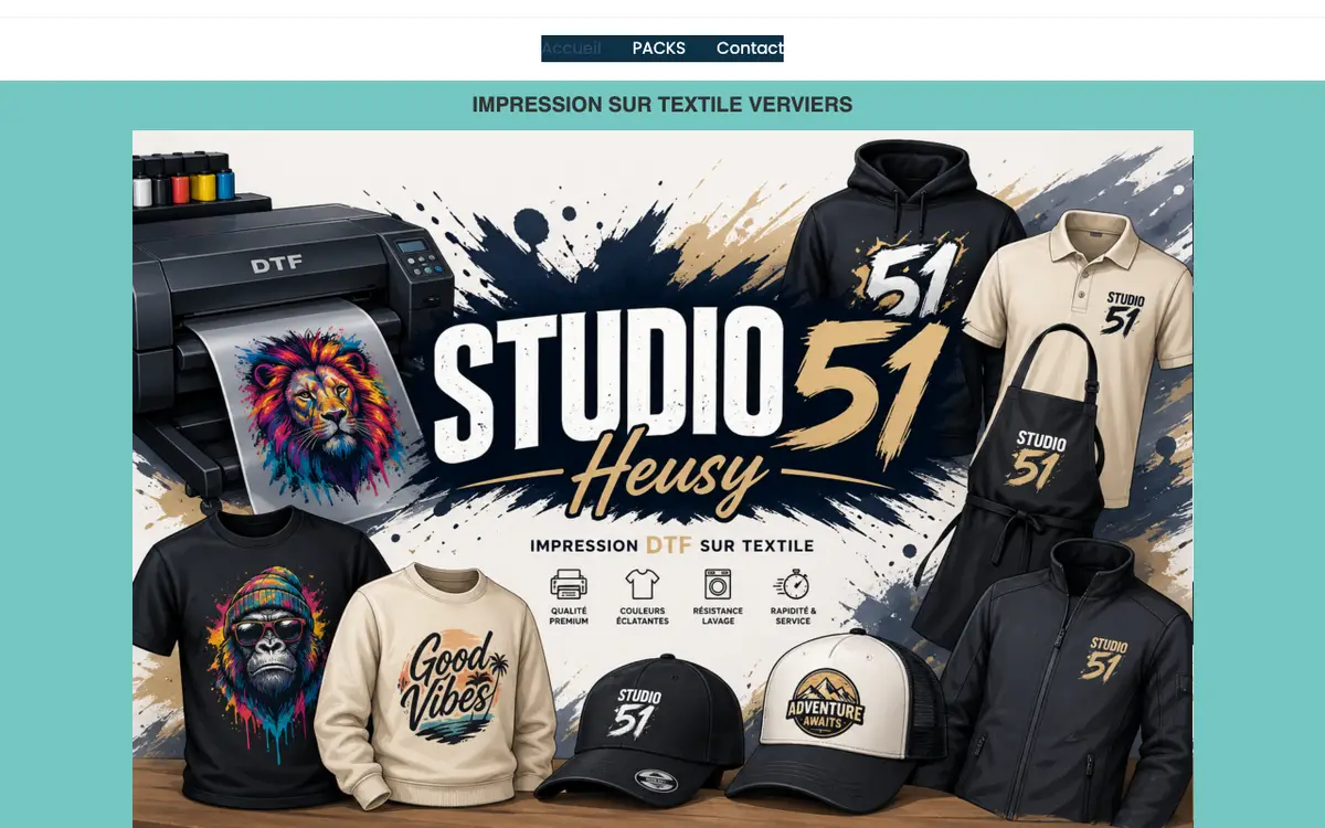 Studio-51.be's website