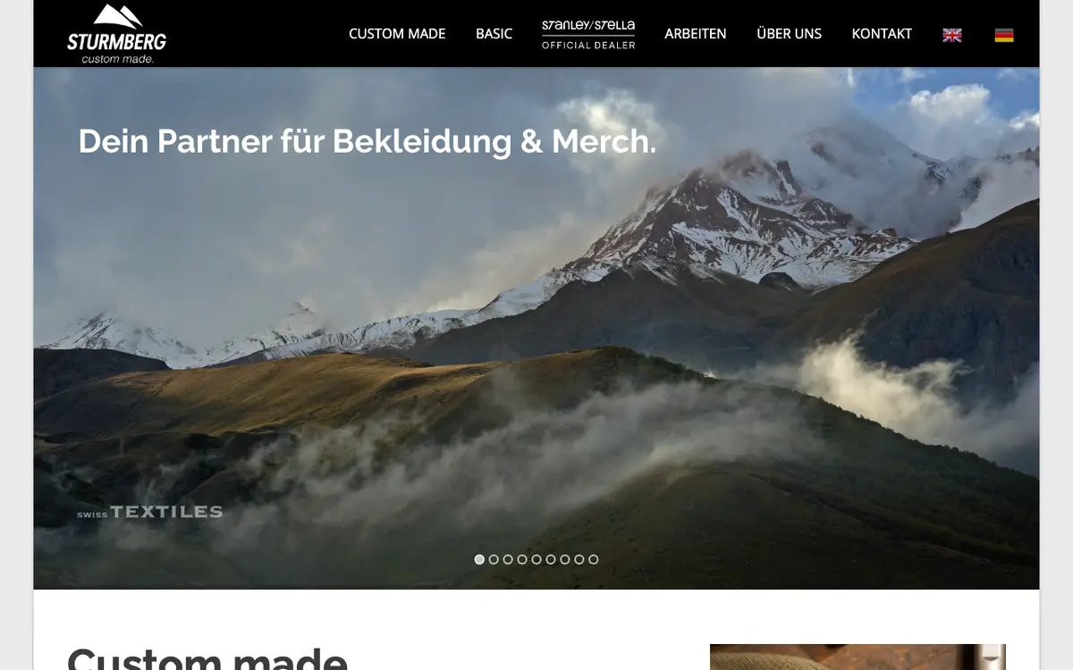 Sturmberg GmbH's website