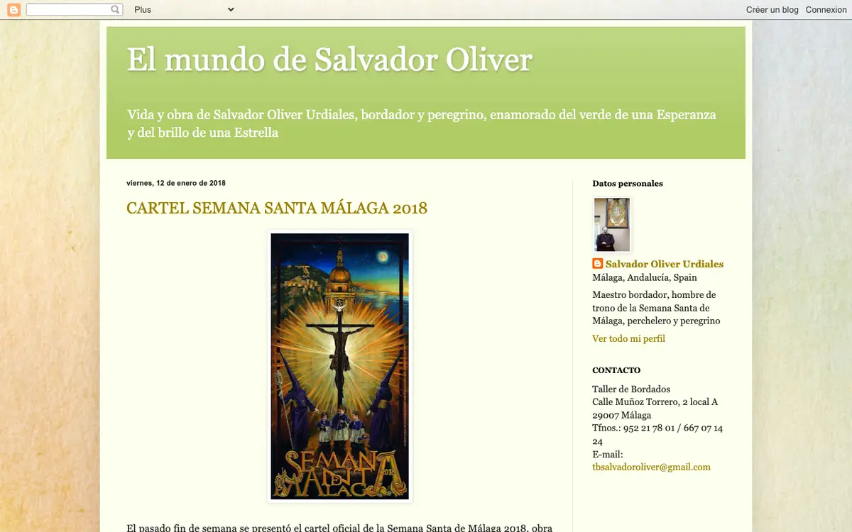 Le site de Taller de Bordados Salvador Oliver