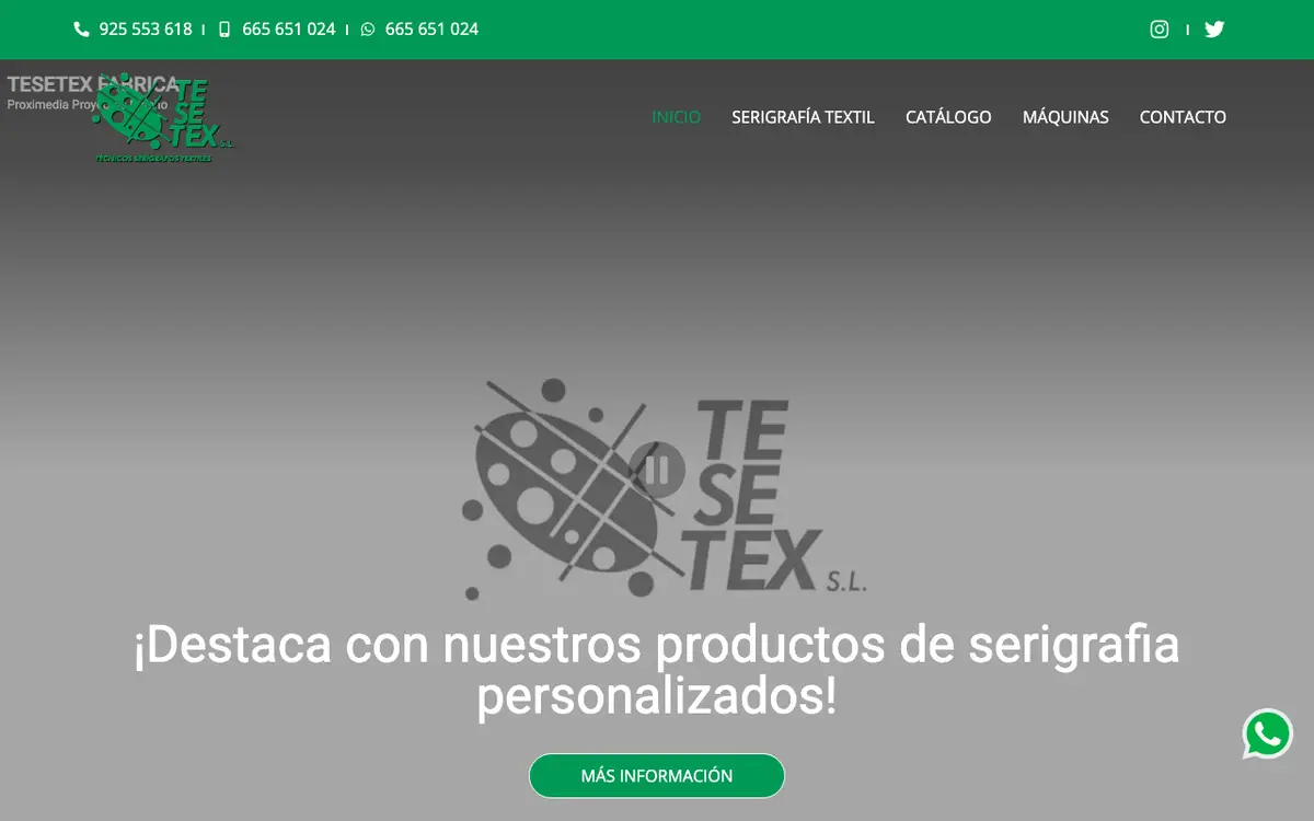 Le site de Tesetex