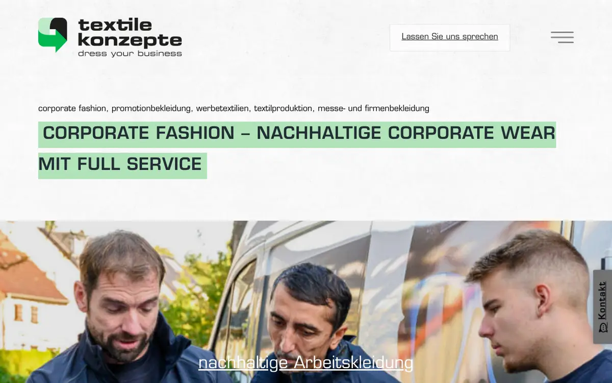 Le site de textilekonzepte GmbH